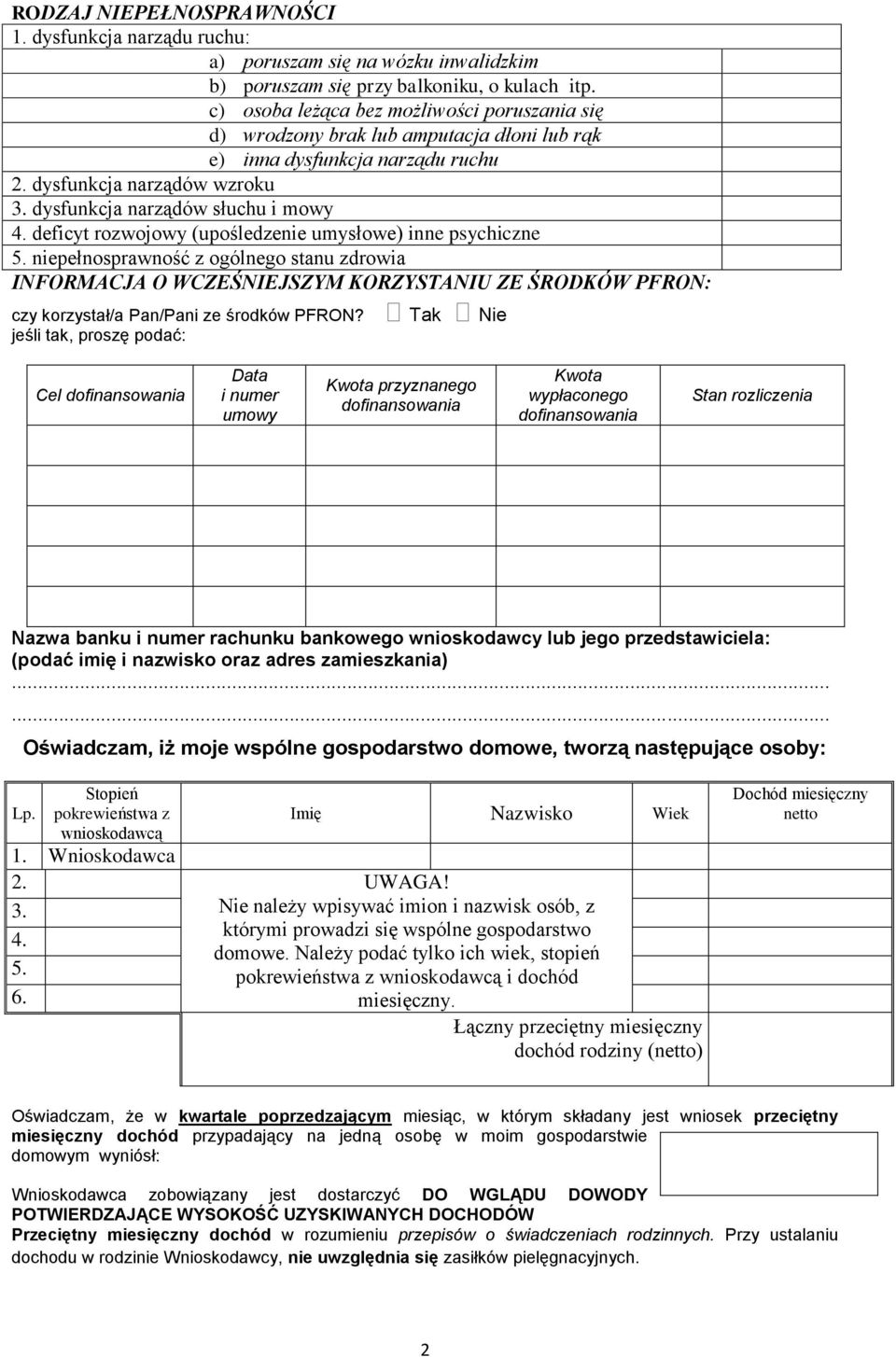 deficyt rozwojowy (upośledzenie umysłowe) inne psychiczne 5.