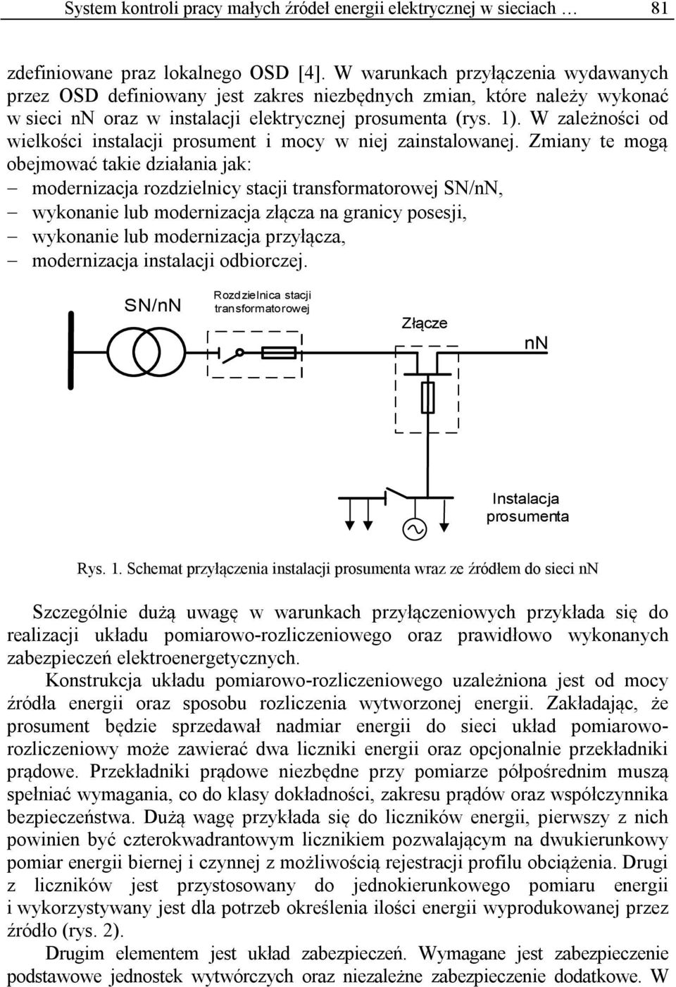 W zależności od wielkości instalacji prosument i mocy w niej zainstalowanej.