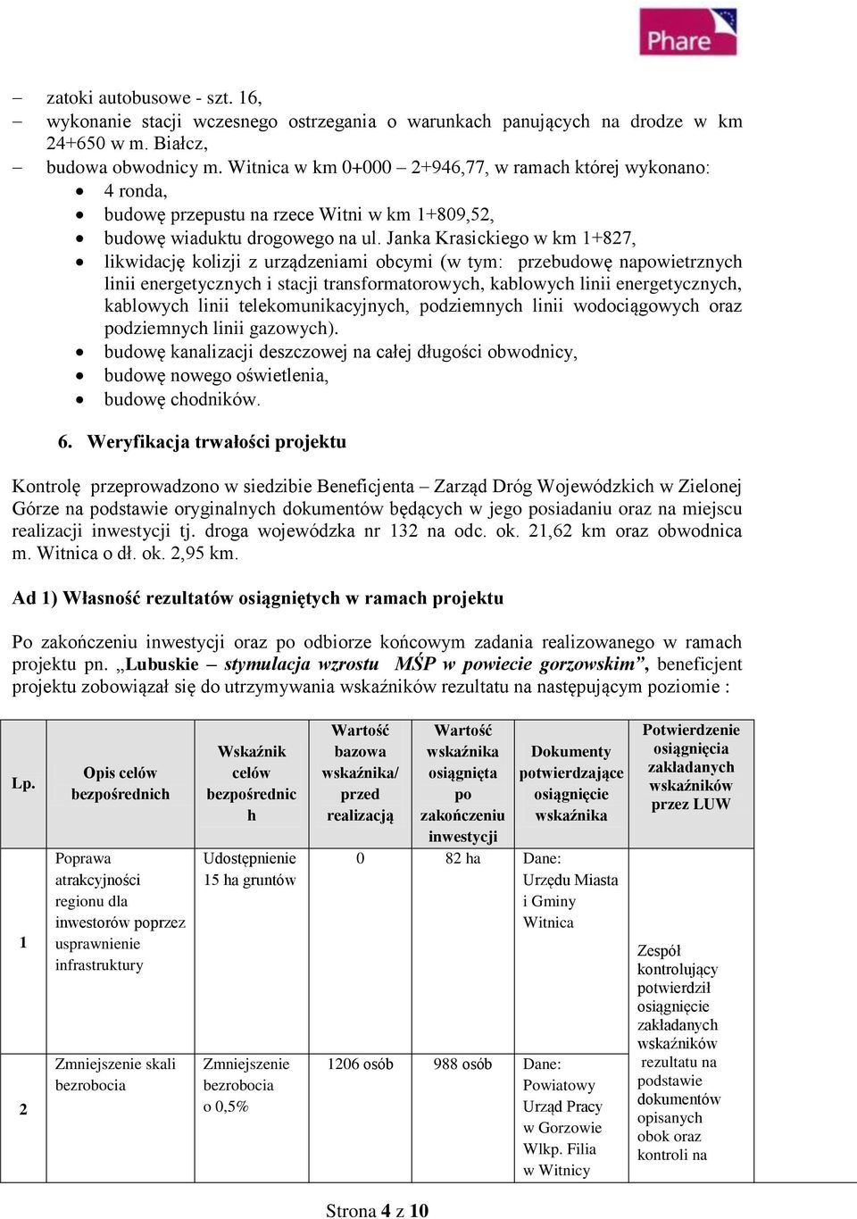 Janka Krasickiego w km 1+827, likwidację kolizji z urządzeniami obcymi (w tym: przebudowę napowietrznych linii energetycznych i stacji transformatorowych, kablowych linii energetycznych, kablowych