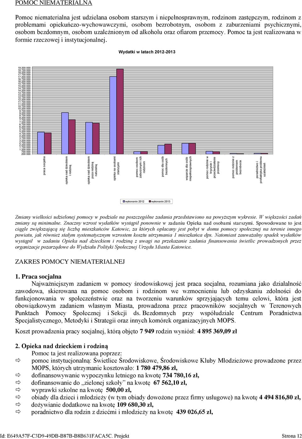 niematerialna jest udzielana osobom starszym i niepełnosprawnym, rodzinom zastępczym, rodzinom z problemami opiekuńczo-wychowawczymi, osobom bezrobotnym, osobom z zaburzeniami psychicznymi, osobom