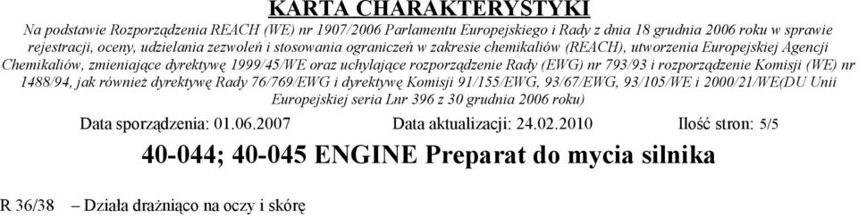 2010 Ilość stron: 5/5 R 36/38