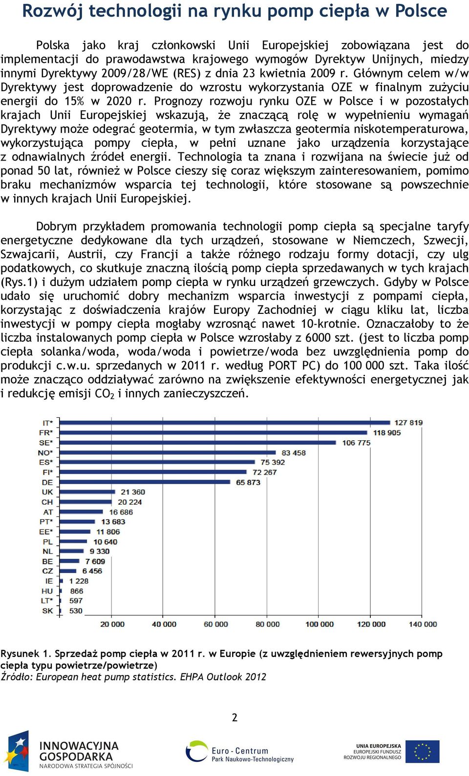 Prognozy rozwoju rynku OZE w Polsce i w pozostałych krajach Unii Europejskiej wskazują, że znaczącą rolę w wypełnieniu wymagań Dyrektywy może odegrać geotermia, w tym zwłaszcza geotermia