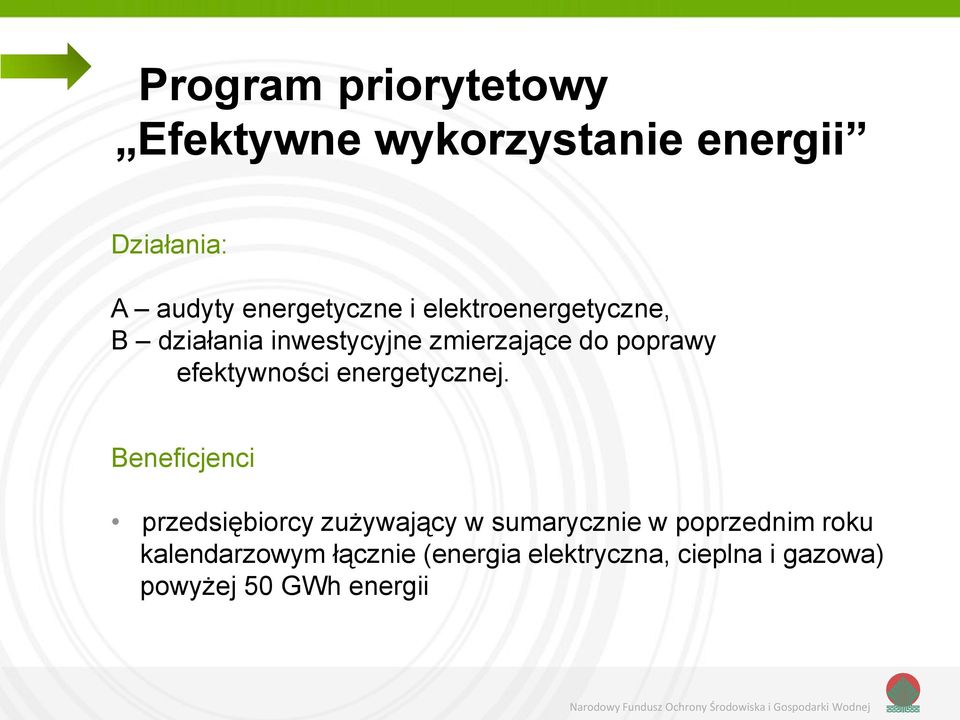 efektywności energetycznej.