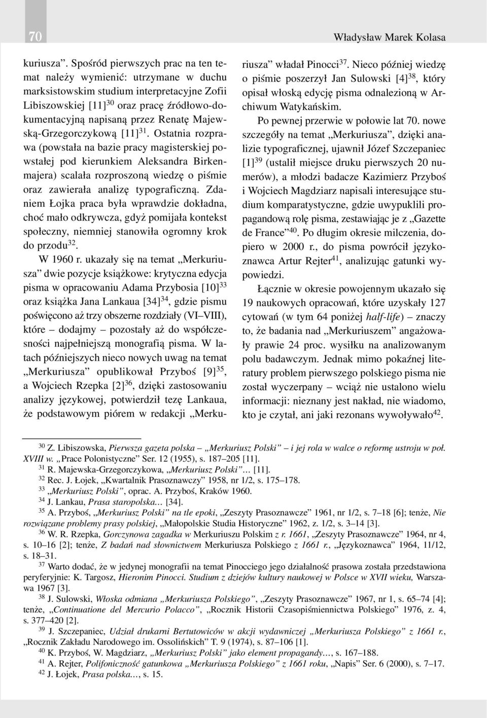 Majewsk¹-Grzegorczykow¹ [11] 31.
