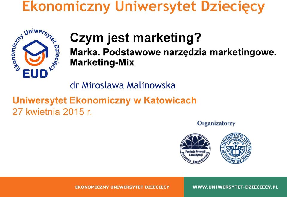 Podstawowe narzędzia marketingowe.