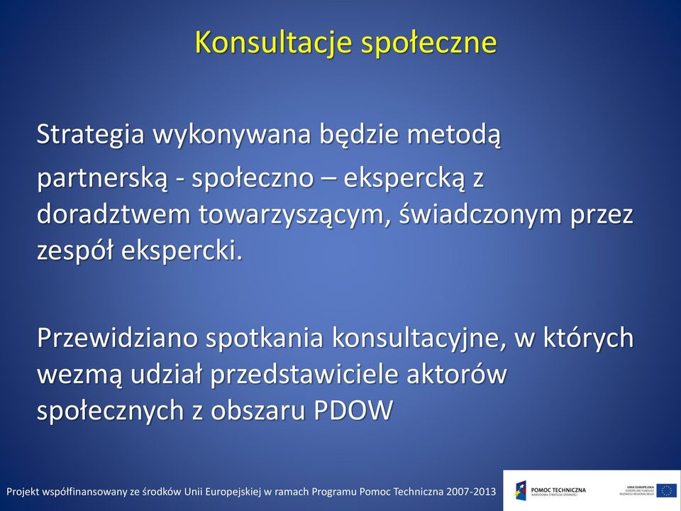 świadczonym przez zespół ekspercki.