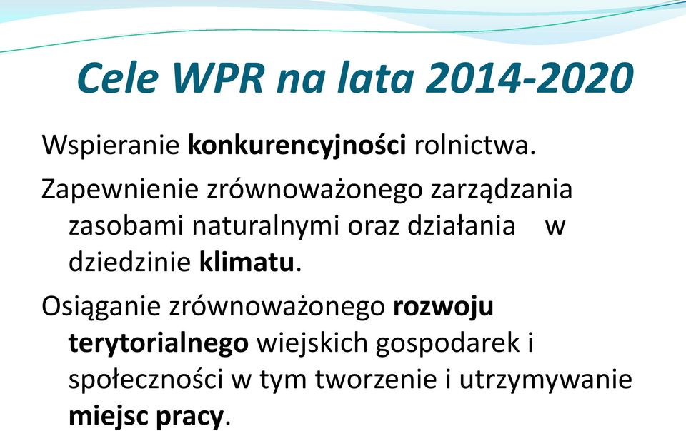 działania w dziedzinie klimatu.