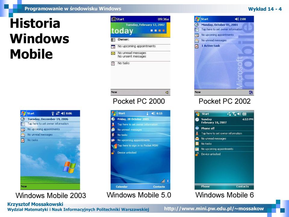 2002 Windows Mobile 2003