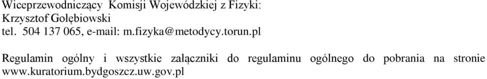 pl Regulamin ogólny i wszystkie załączniki do regulaminu