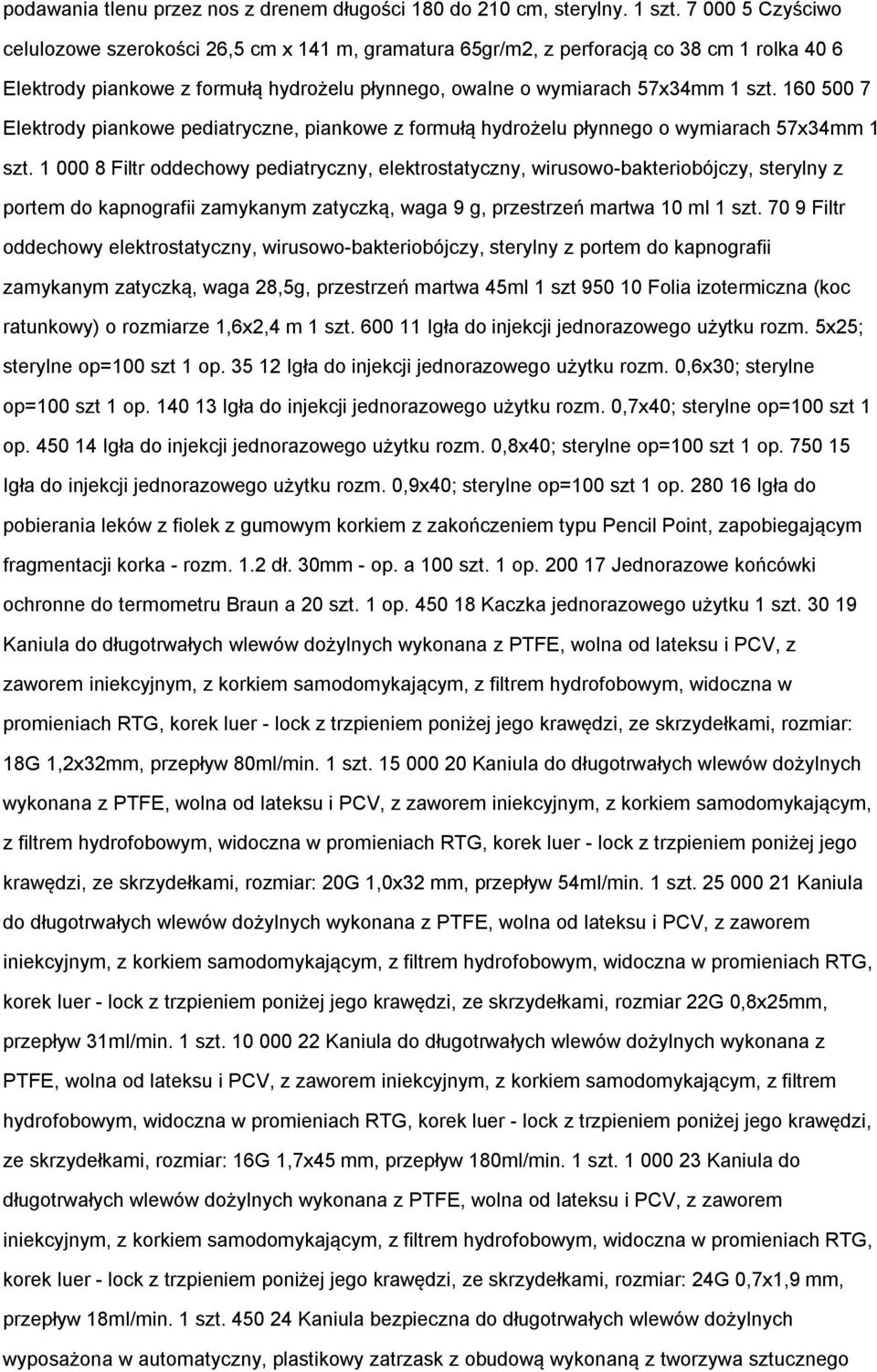 160 500 7 Elektrody piankowe pediatryczne, piankowe z formułą hydrożelu płynnego o wymiarach 57x34mm 1 szt.