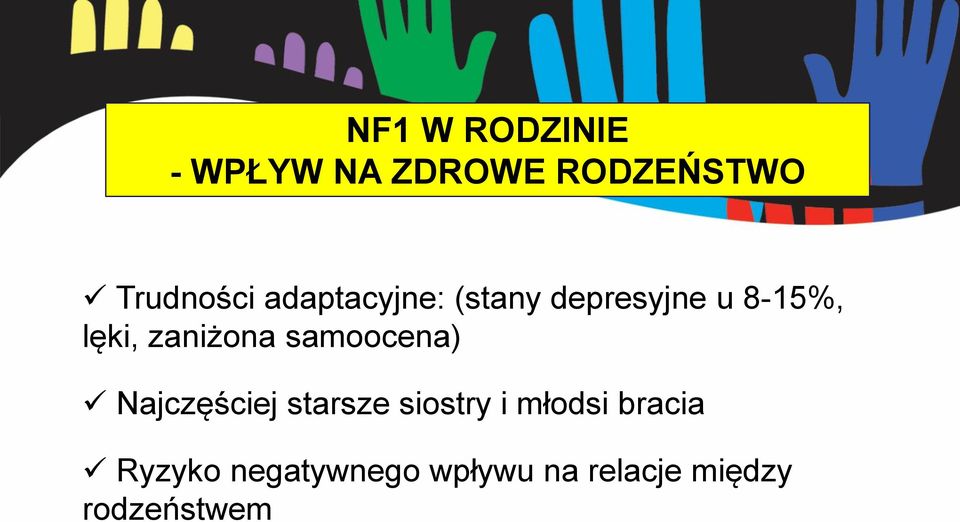 samoocena) Najczęściej starsze siostry i młodsi bracia