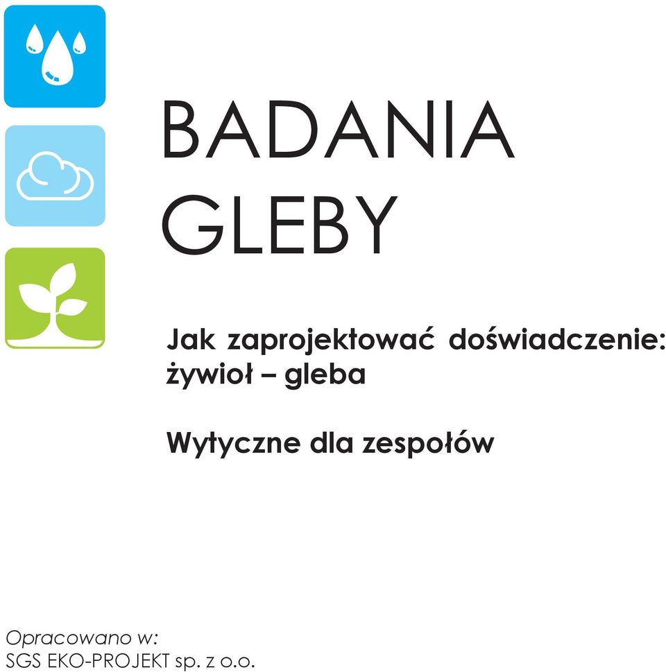 żywioł gleba Wytyczne dla