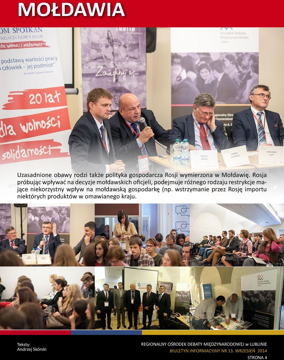 Rosja próbując wpływać na decyzje mołdawskich oficjeli, podejmuje różnego