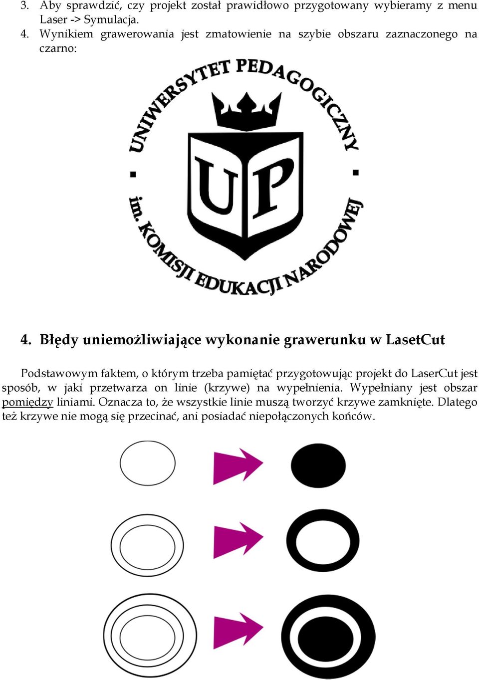 Błędy uniemożliwiające wykonanie grawerunku w LasetCut Podstawowym faktem, o którym trzeba pamiętać przygotowując projekt do LaserCut jest