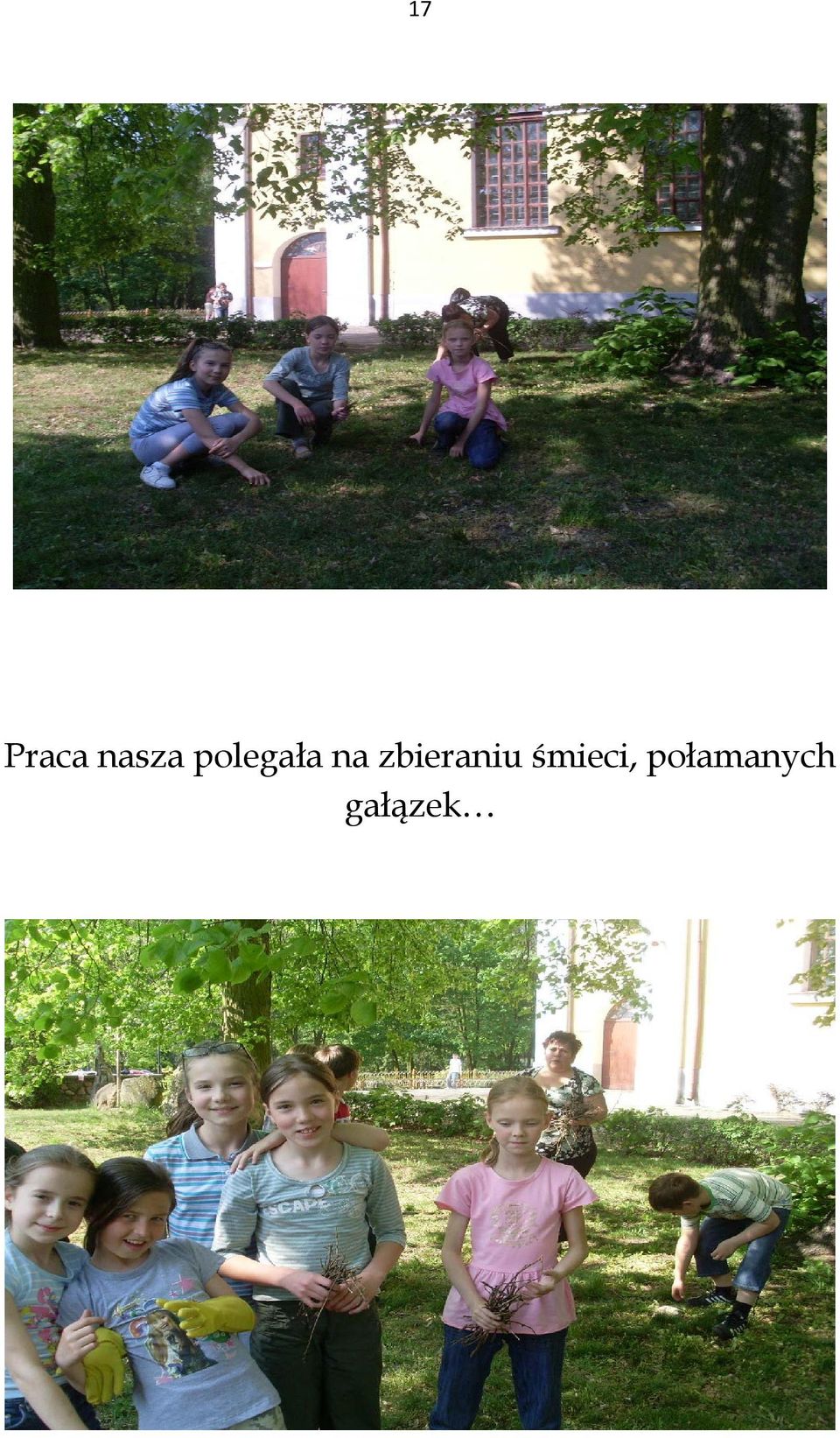 zbieraniu
