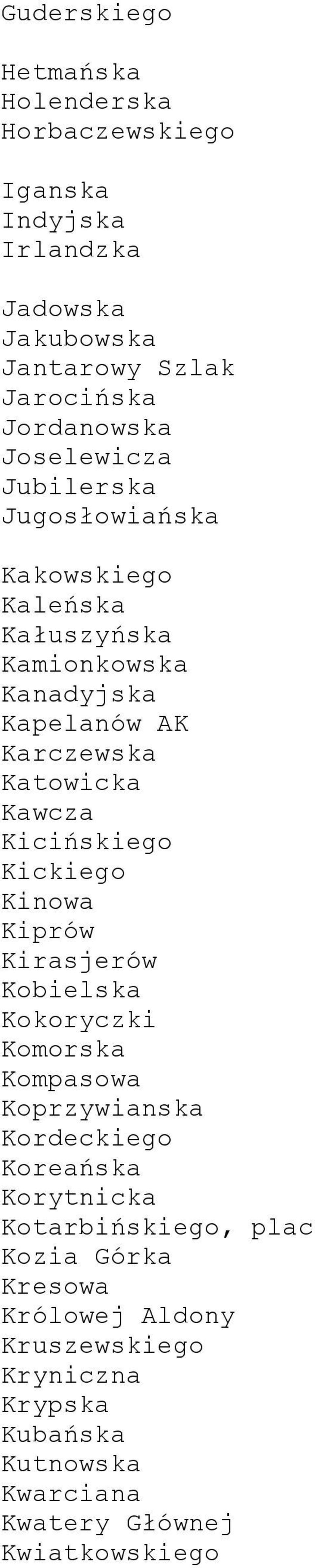 Spis ulic dzielnicy Praga Południe. 1 Praskiego Pułku 21 Pułku Piechoty Dzieci  Warszawy 1831 Roku, plac - PDF Free Download