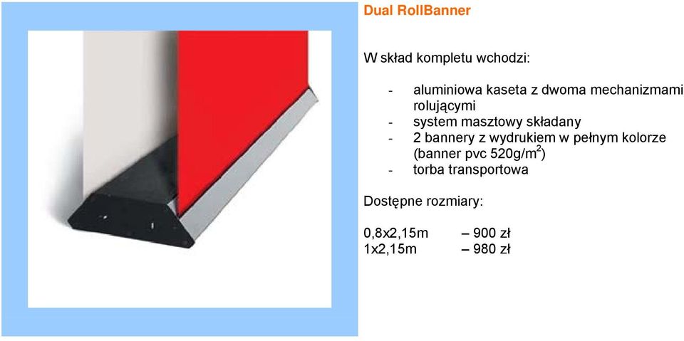 bannery z wydrukiem w pełnym kolorze (banner pvc 520g/m 2 ) -