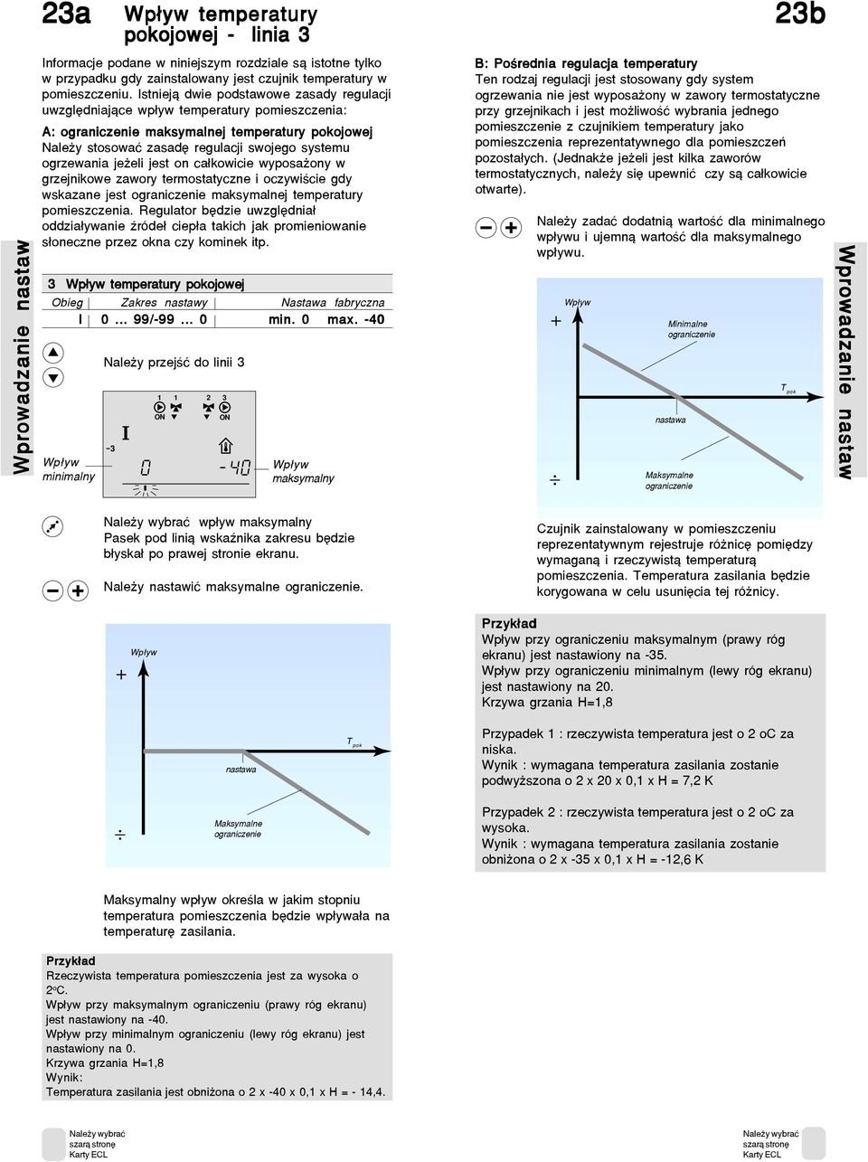 je eli jest on ca³kowicie wyposa ony w grzejnikowe zawory termostatyczne i oczywiœcie gdy wskazane jest ograniczenie maksymalnej temperatury pomieszczenia.