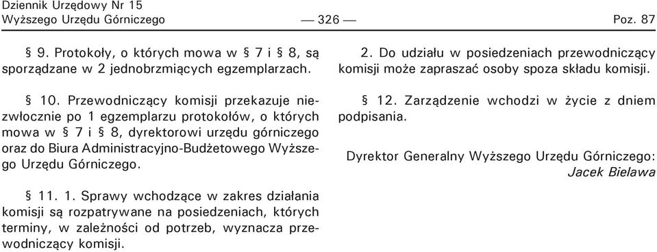 Wyższego Urzędu Górniczego. 11