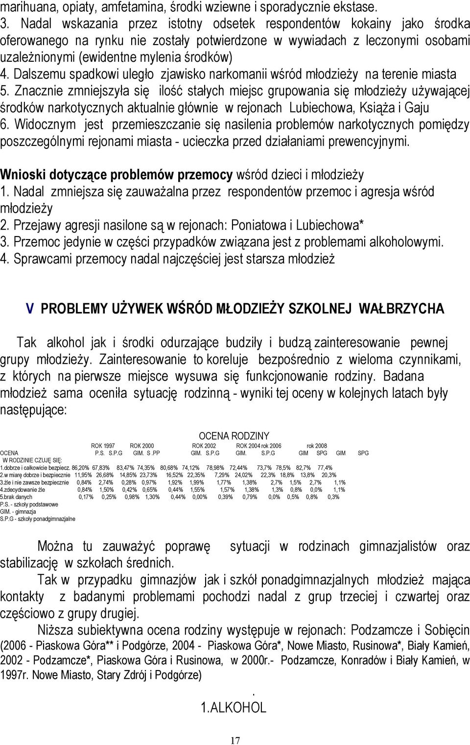 Dalszemu spadkowi uległo zjawisko narkomanii wśród młodzieży na terenie miasta 5.