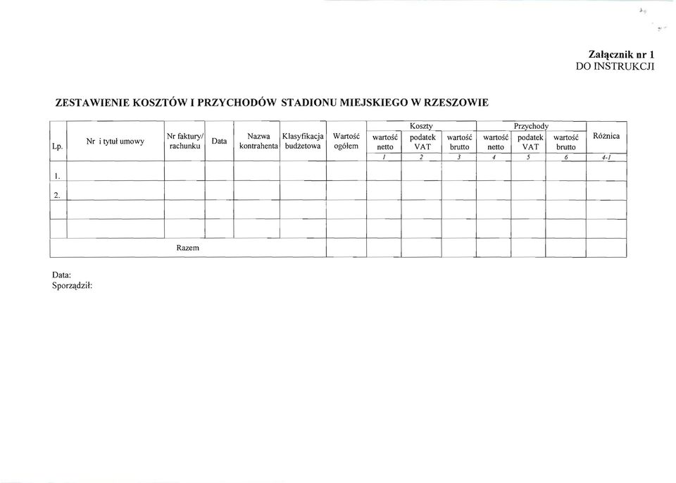 wartosc wartosc Nr i tytul umowy Data Lp.