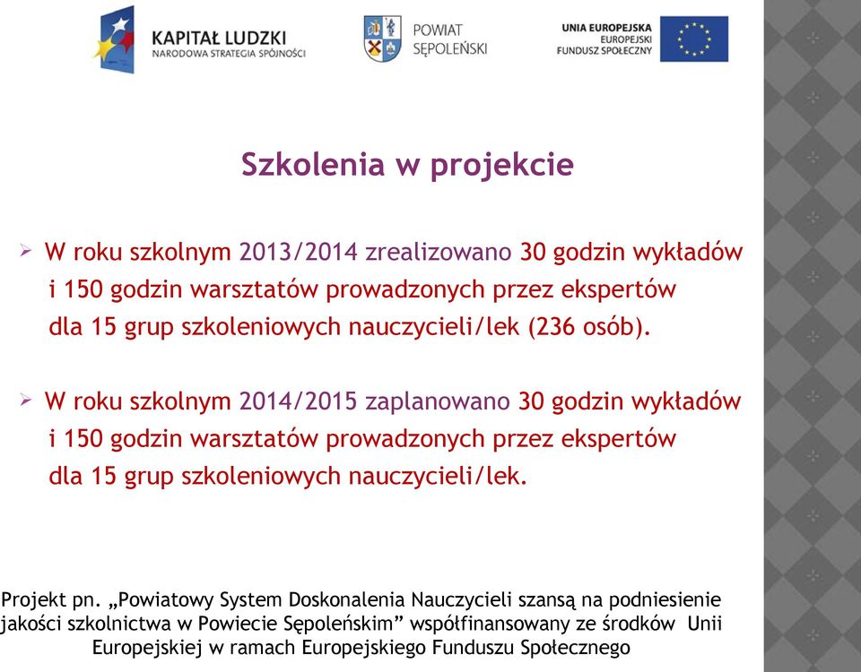 nauczycieli/lek (236 osób).