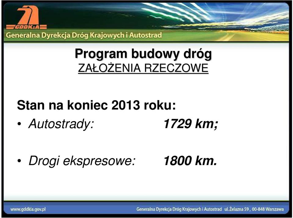 koniec 2013 roku: