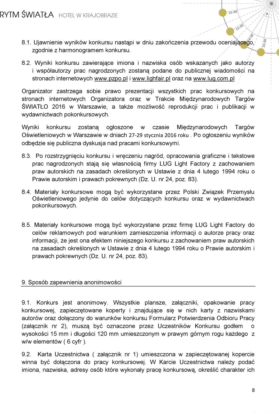 lighfair.pl oraz na www.lug.com.