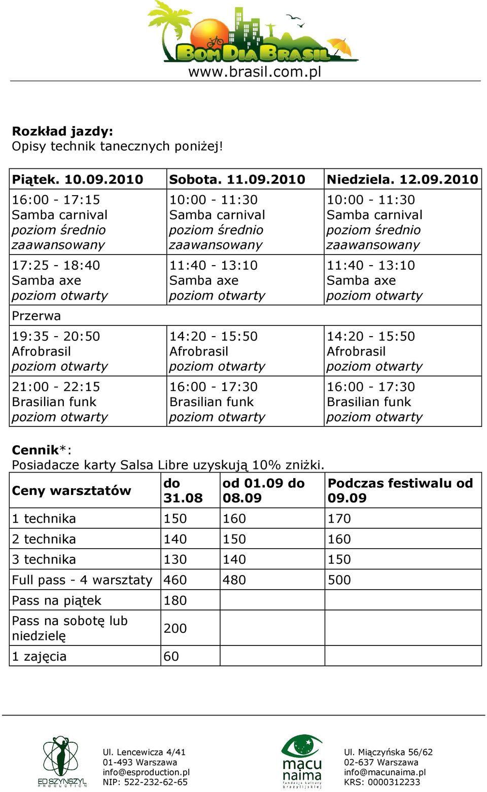 2010 Niedziela. 12.09.
