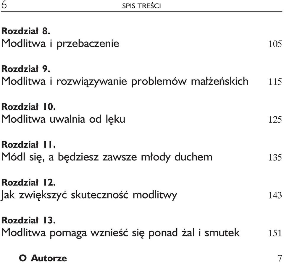 Modlitwa uwalnia od lęku 125 Rozdział 11.