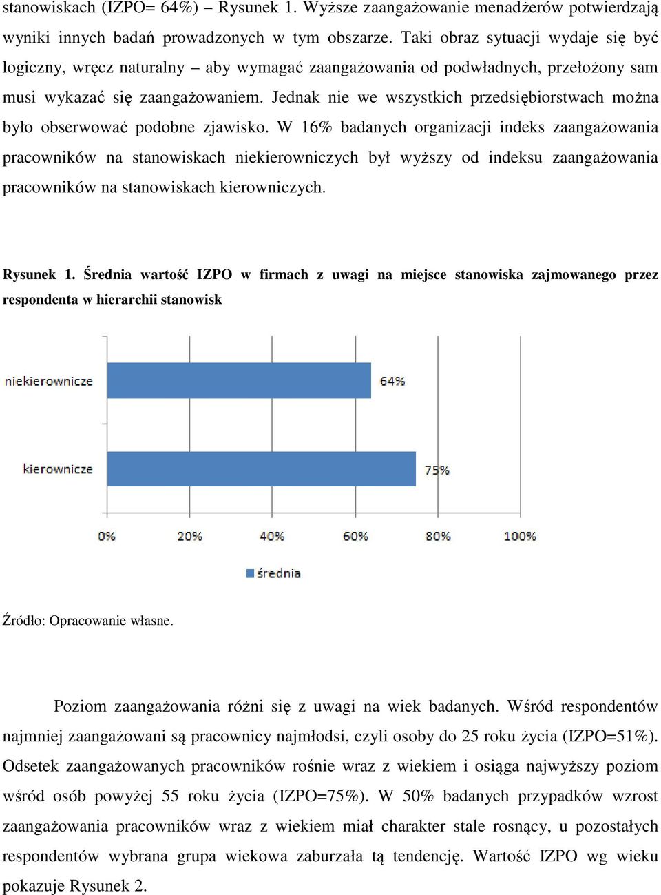 Jednak nie we wszystkich przedsiębiorstwach można było obserwować podobne zjawisko.