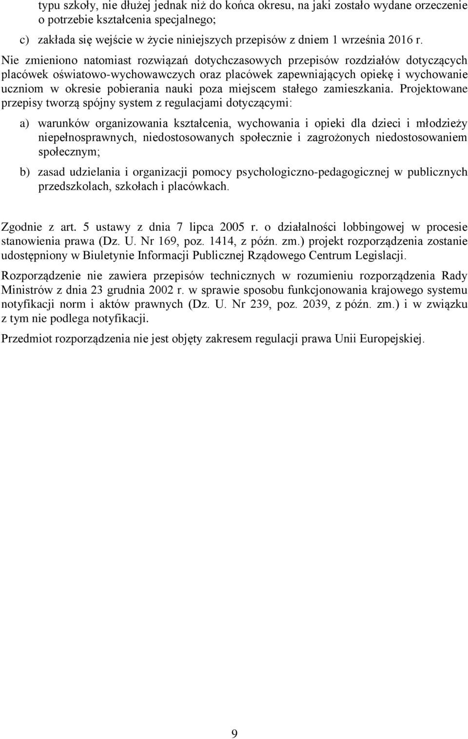 nauki poza miejscem stałego zamieszkania.