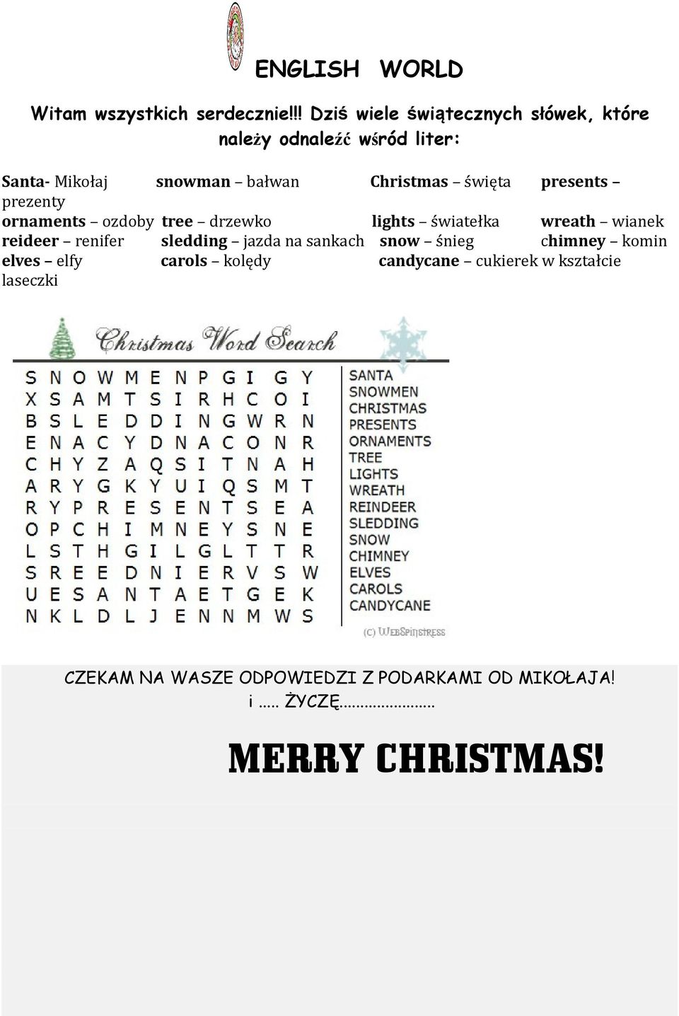 prezenty ornaments ozdoby tree drzewko reideer renifer sledding jazda na sankach elves elfy