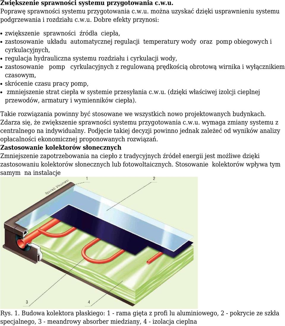 Poprawę sprawności systemu 