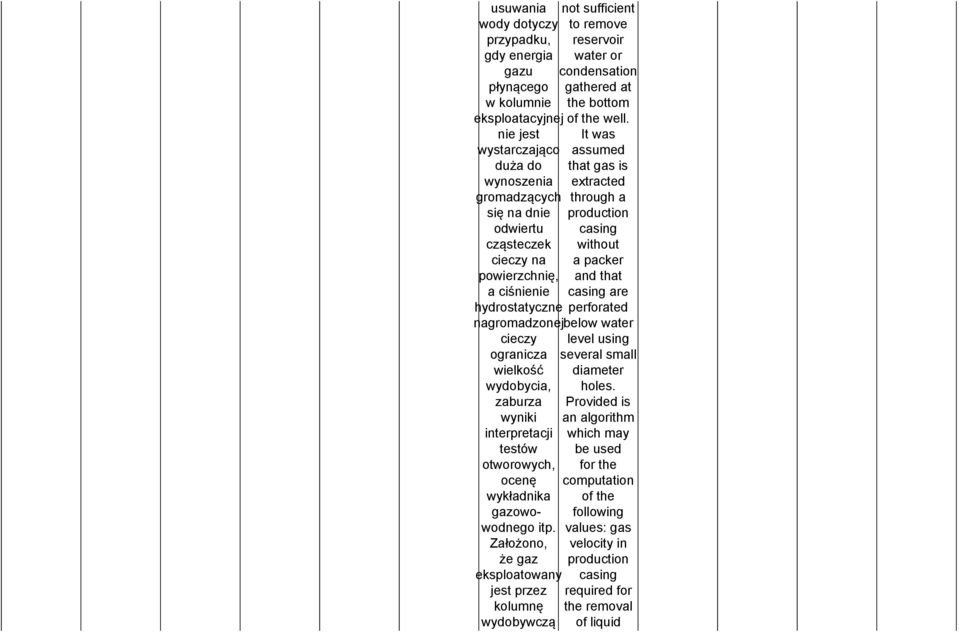 zaburza Provided is wyniki an algorithm interpretacji which may testów be used otworowych, for the ocenę computation wykładnika of the gazowowodnego itp.