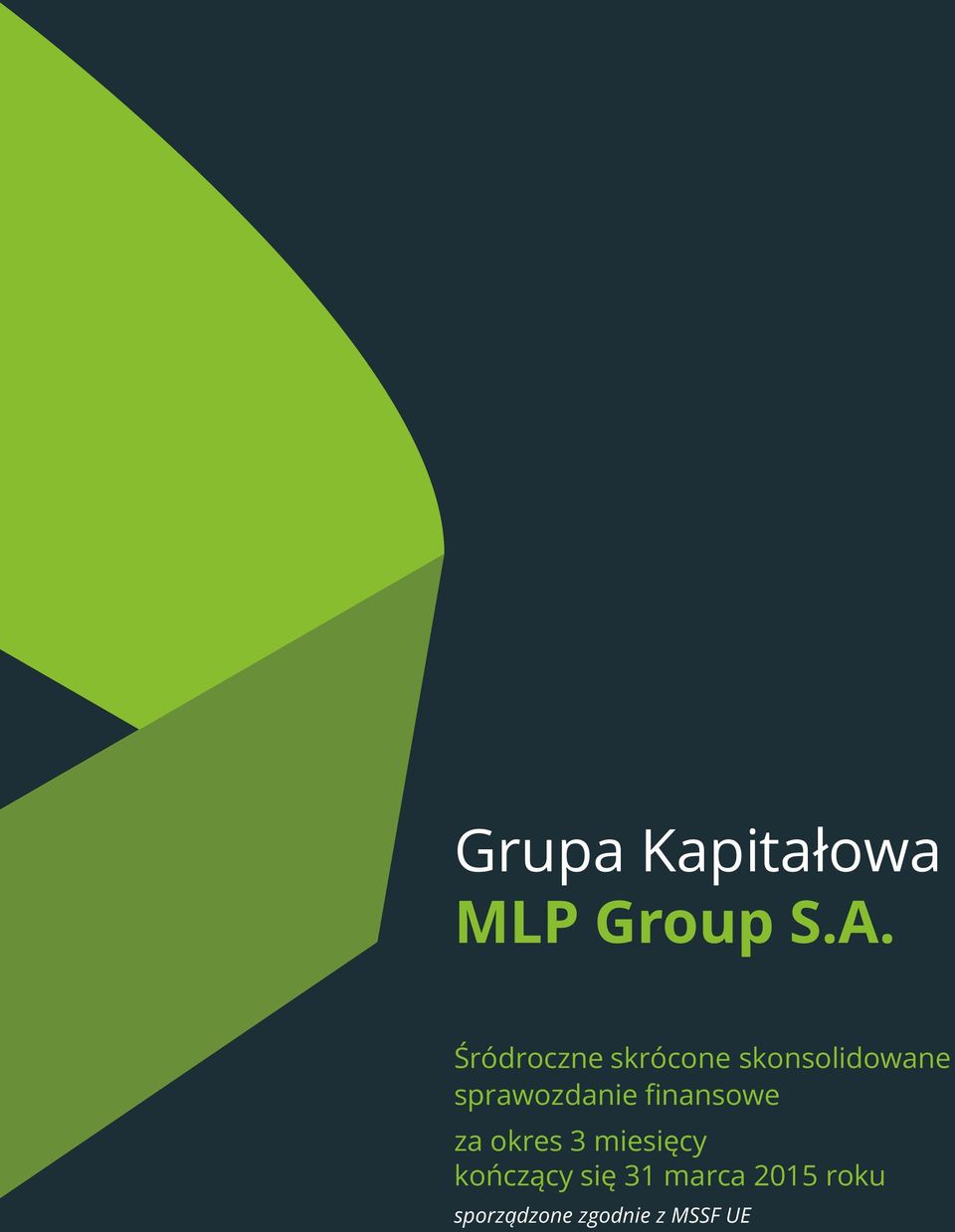 sprawozdanie finansowe za okres 3 miesięcy