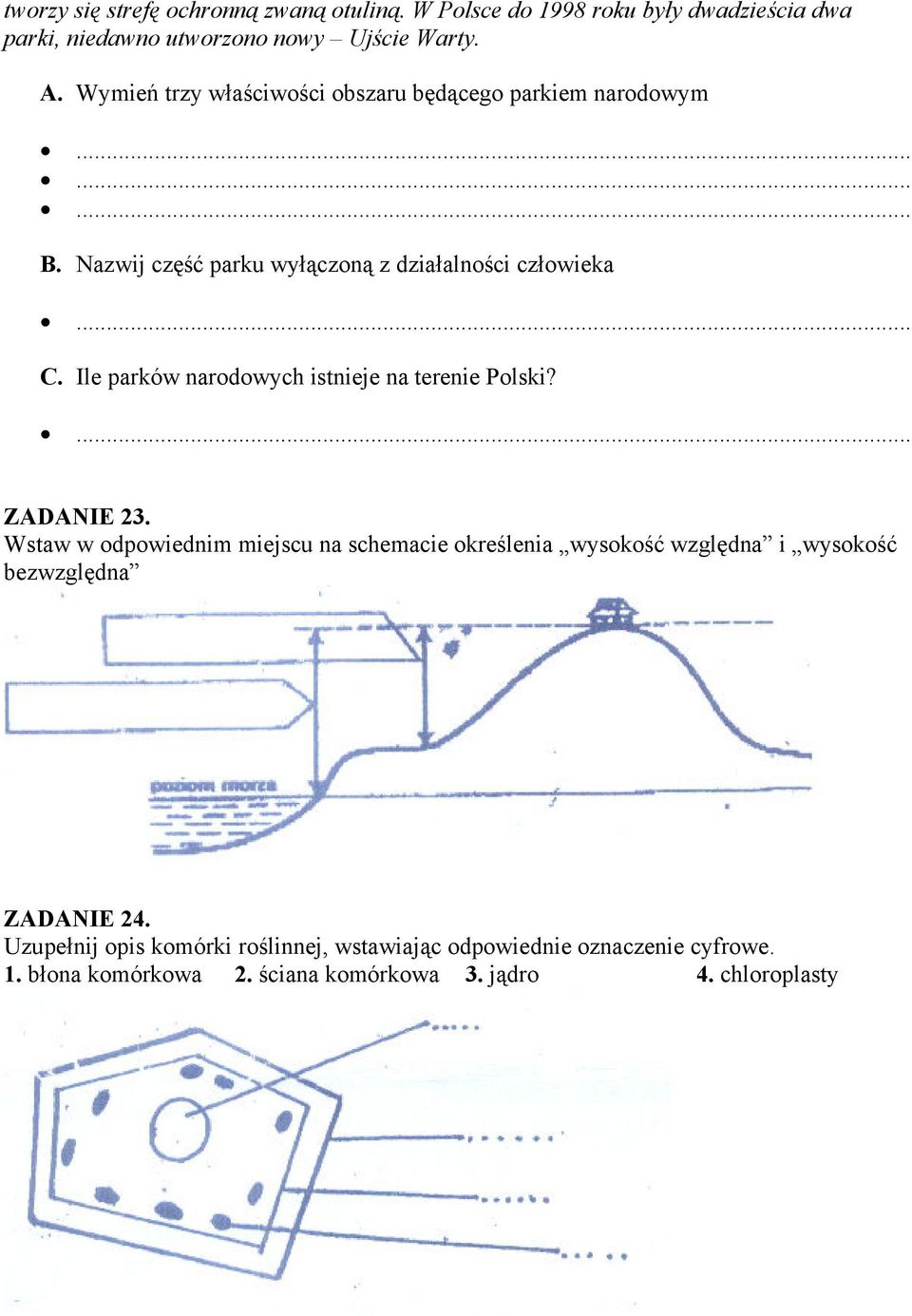 Ile parków narodowych istnieje na terenie Polski? ZADANIE 3.