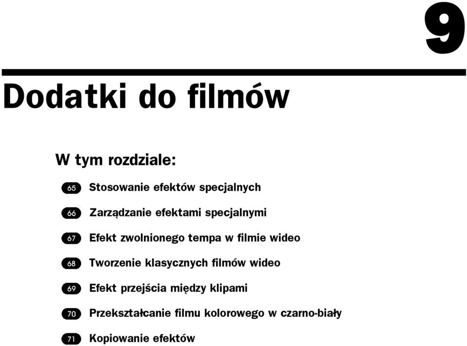 wideo Tworzenie klasycznych filmów wideo Efekt przejścia między