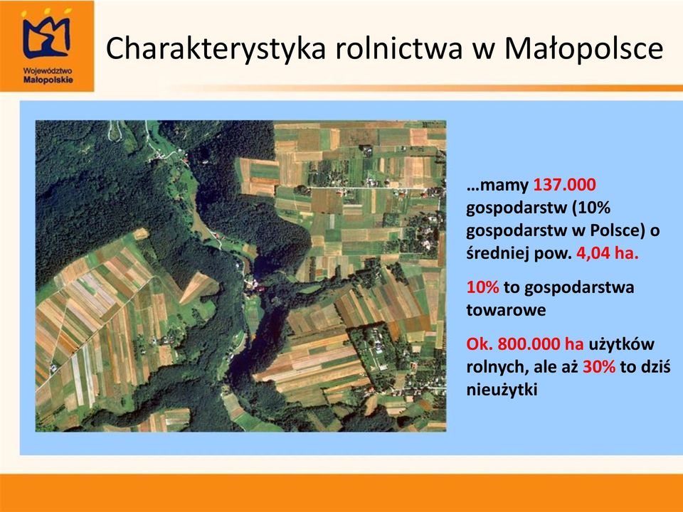 średniej pow. 4,04 ha.