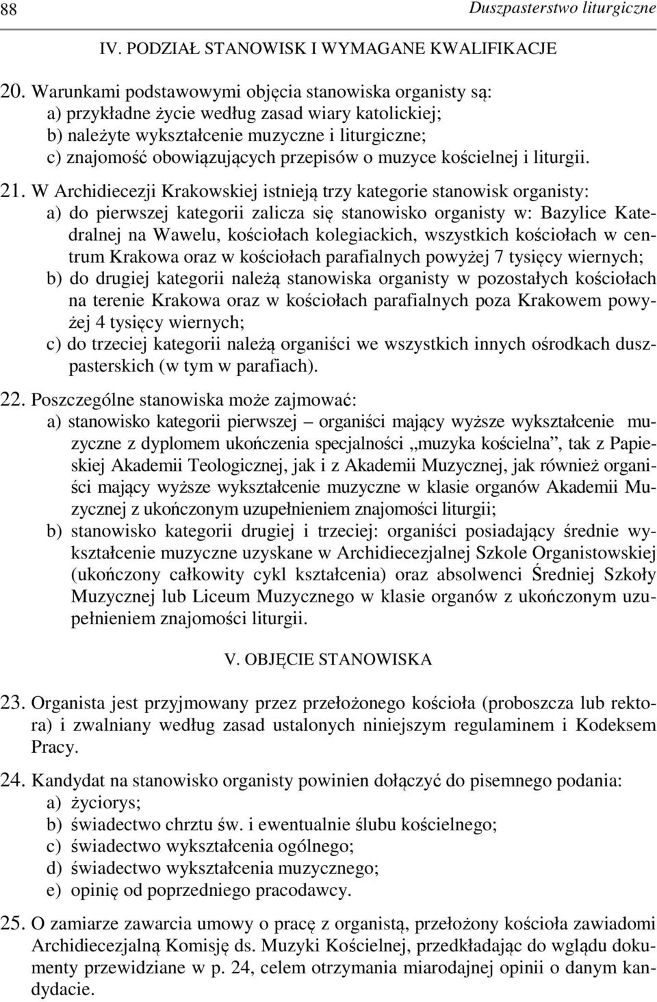 muzyce kościelnej i liturgii. 21.