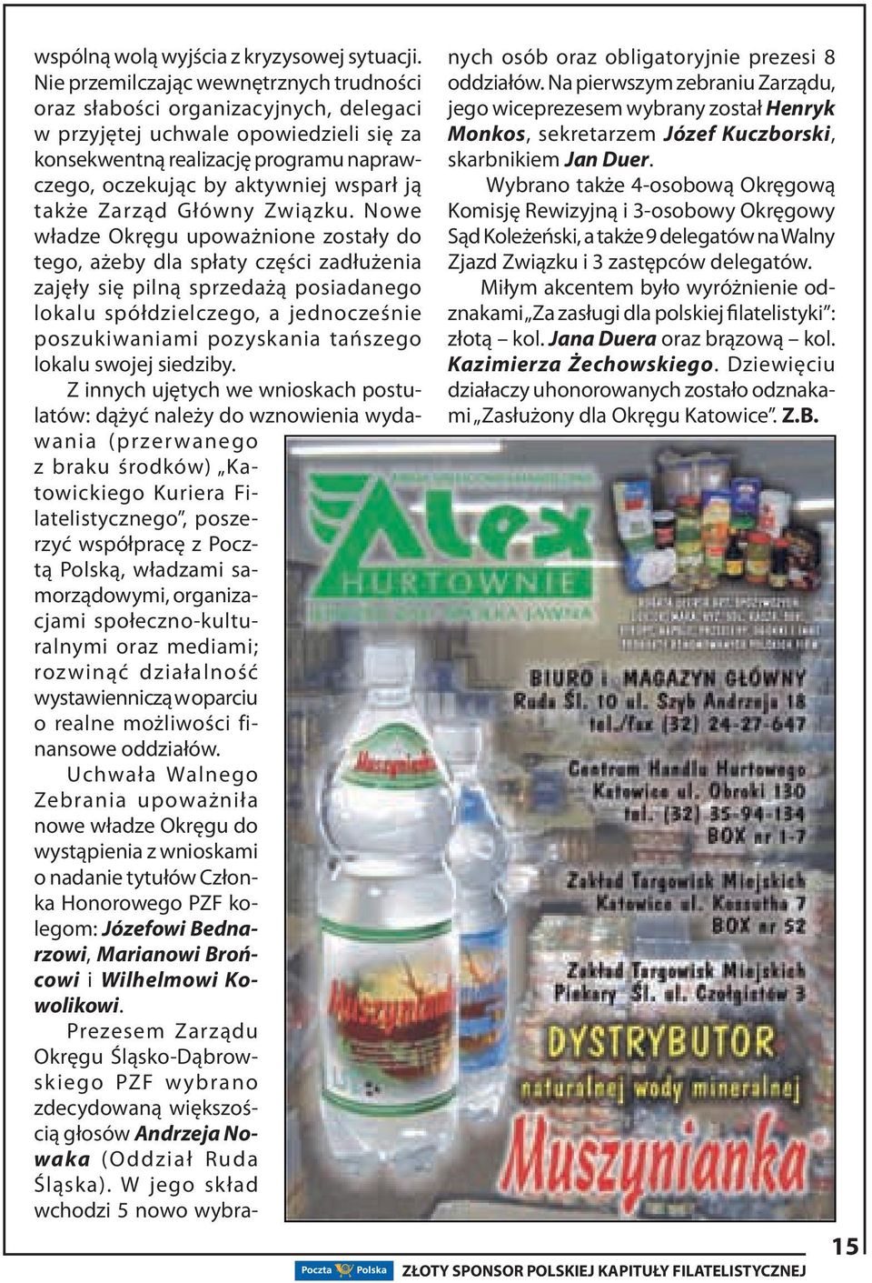 także Zarząd Główny Związku.