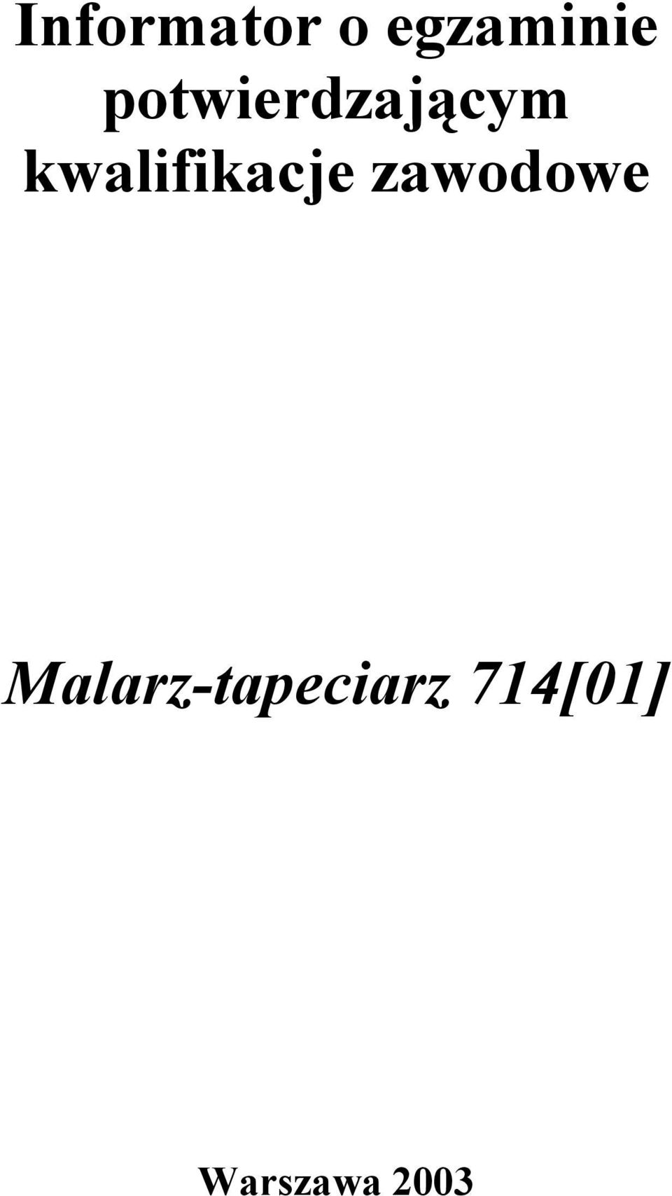 kwalifikacje zawodowe