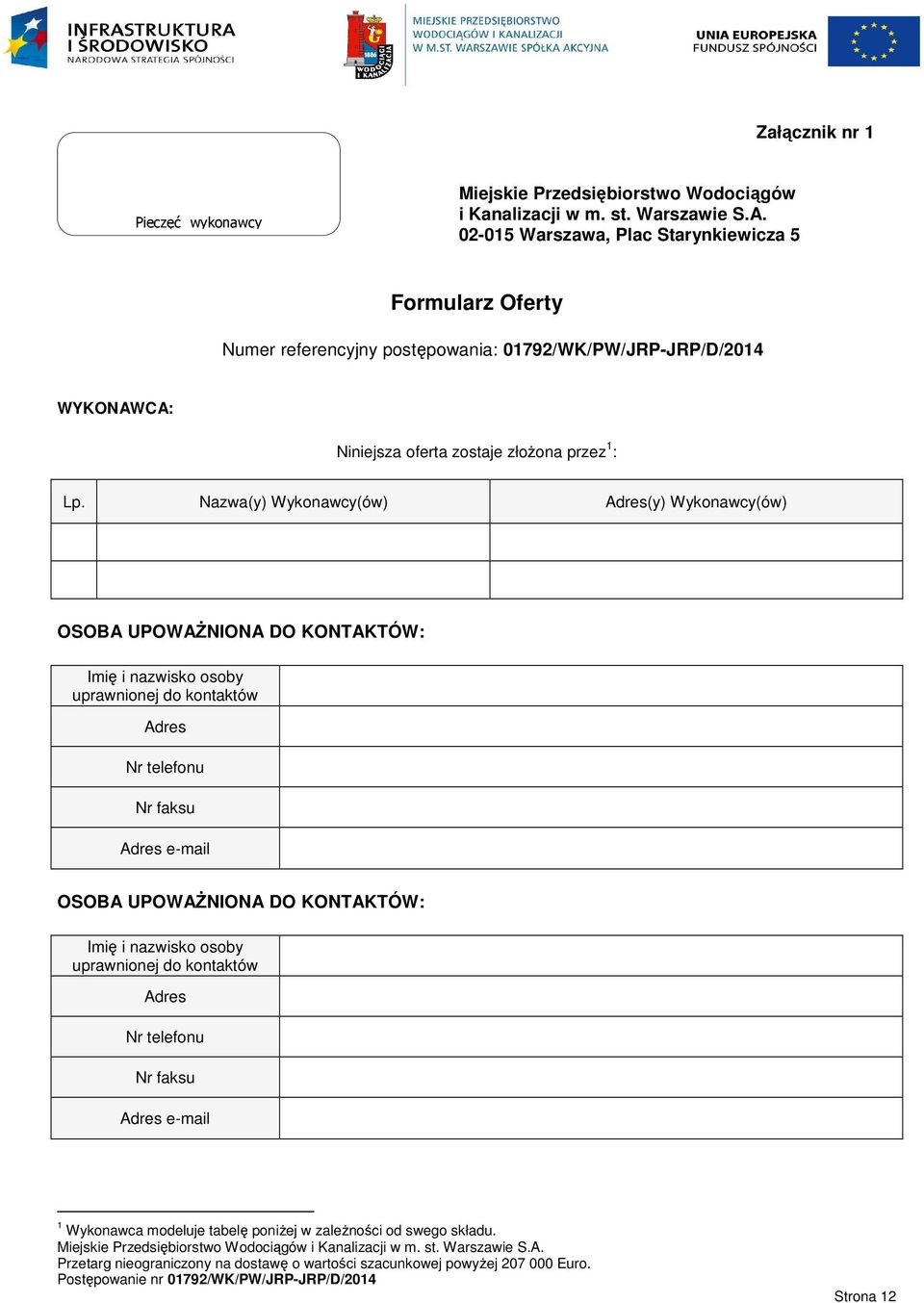 przez 1 : Lp.