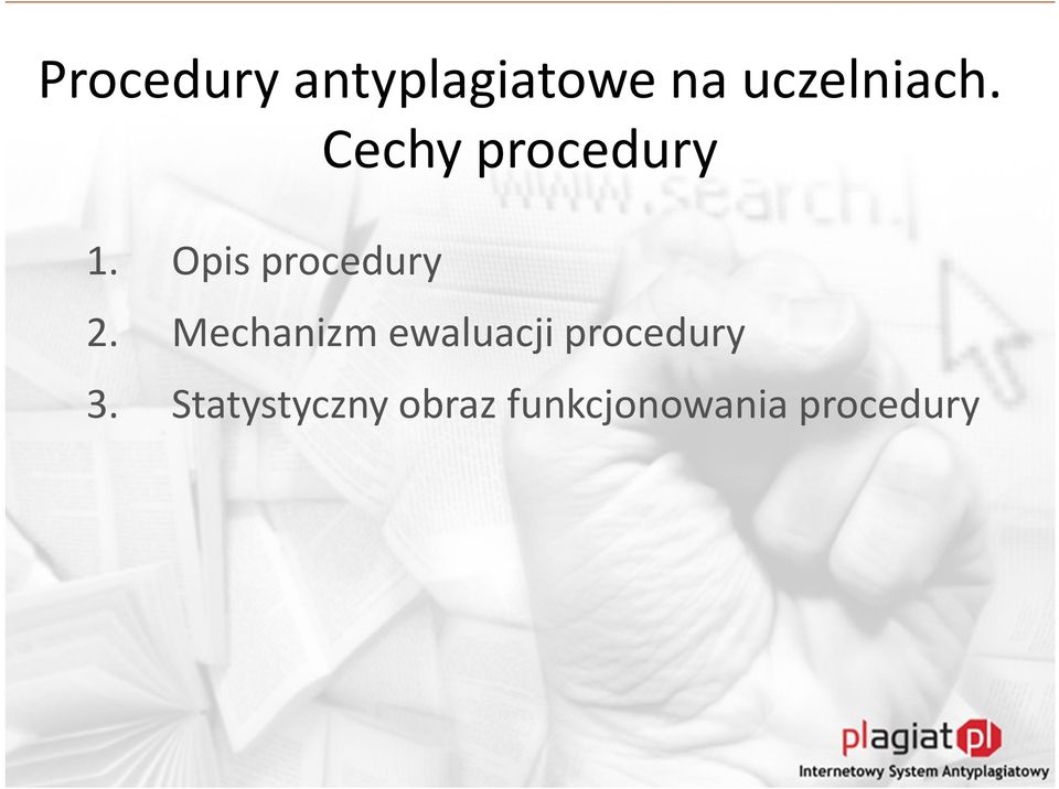 Mechanizm ewaluacji procedury 3.
