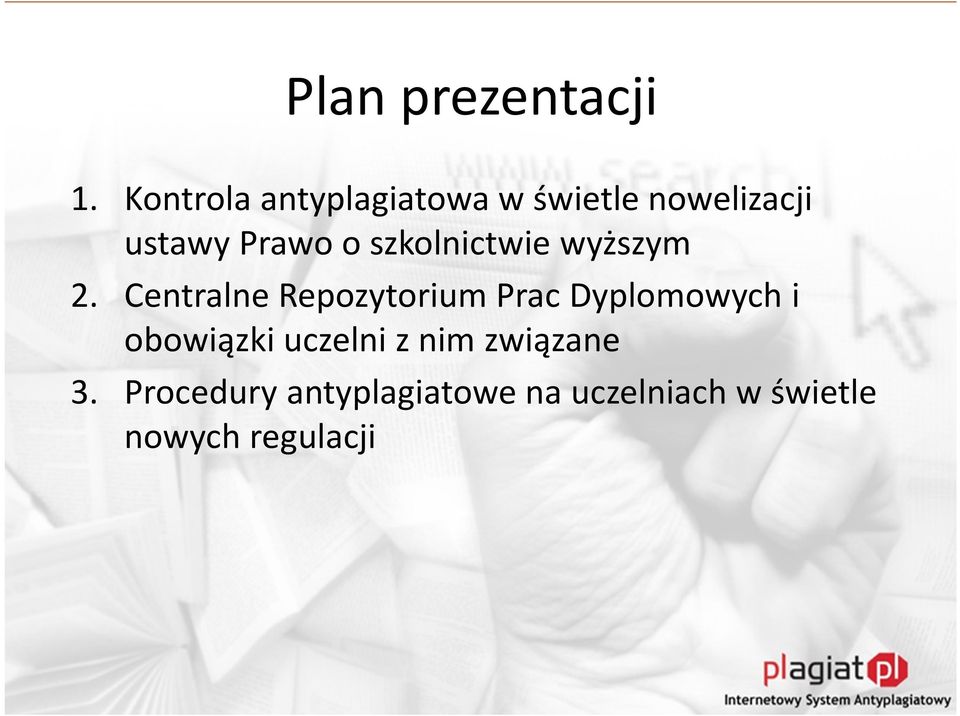 szkolnictwie wyższym 2.