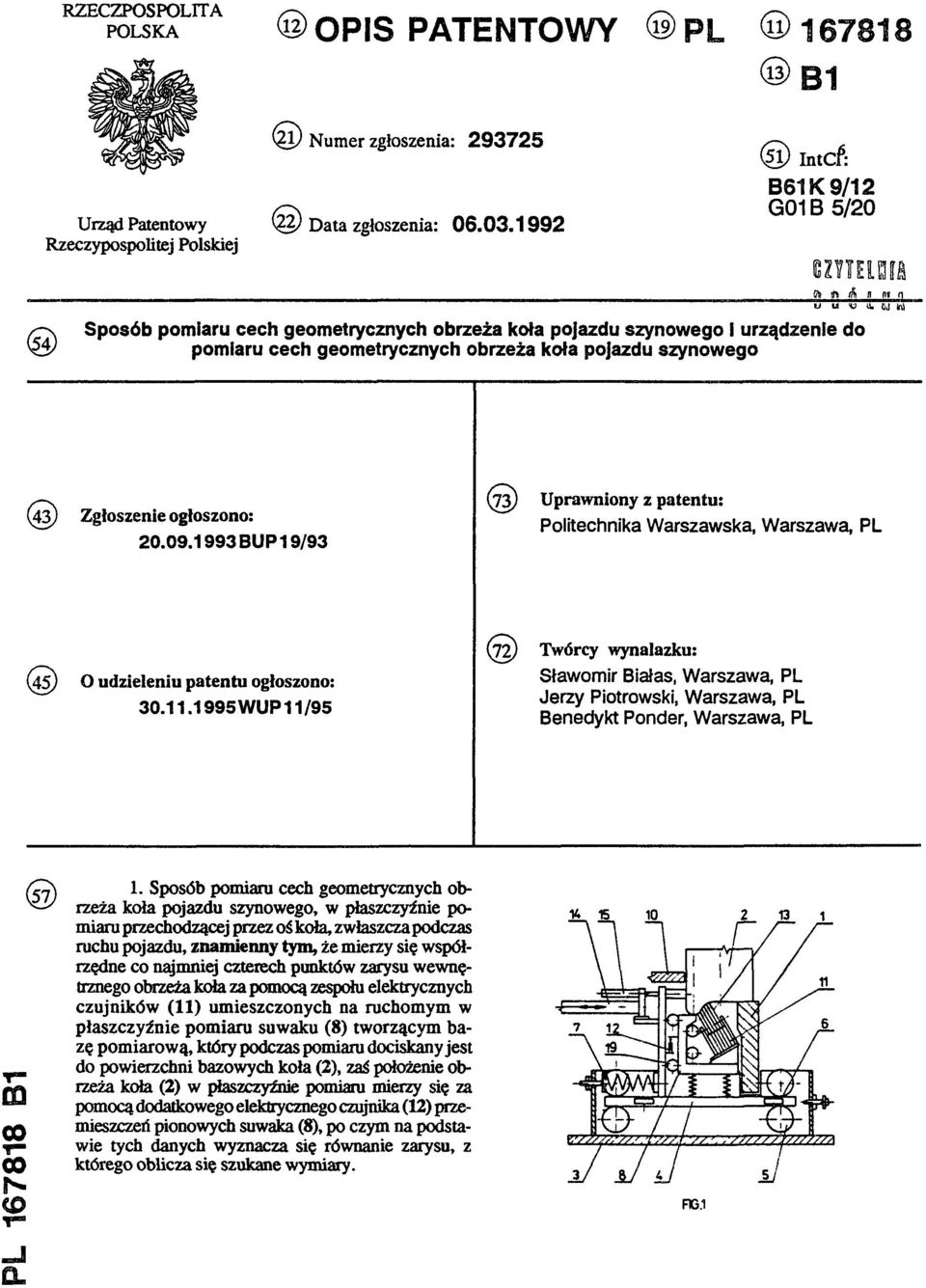 Zgłoszenie ogłoszono: 20.09.