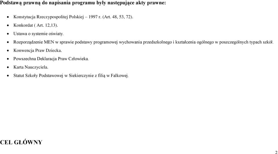 Rozporządzenie MEN w sprawie podstawy programowej wychowania przedszkolnego i kształcenia ogólnego w poszczególnych