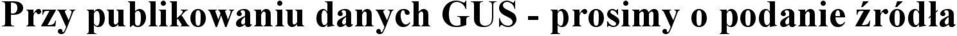 danych GUS -