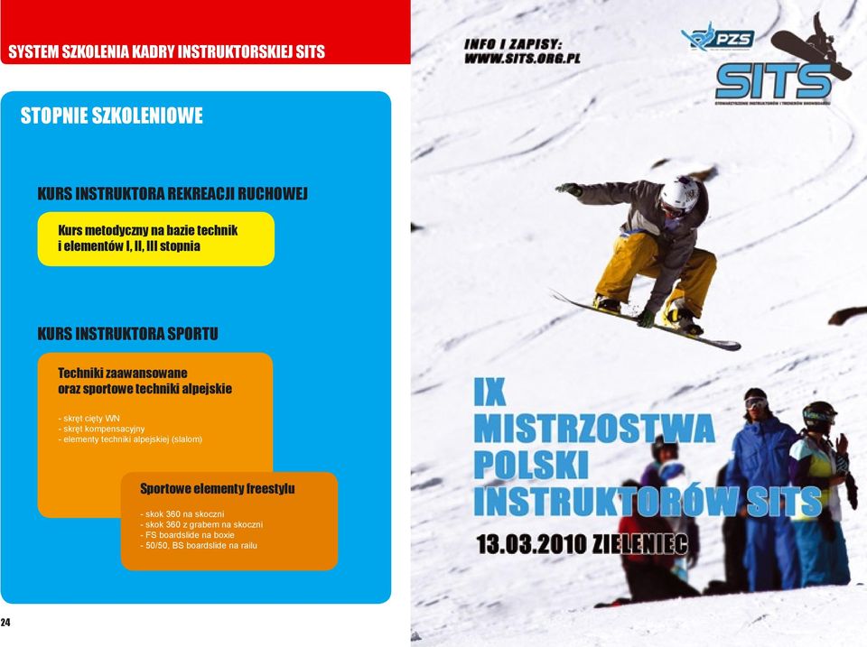 alpejskie - skręt cięty WN - skręt kompensacyjny - elementy techniki alpejskiej (slalom) Sportowe elementy freestylu