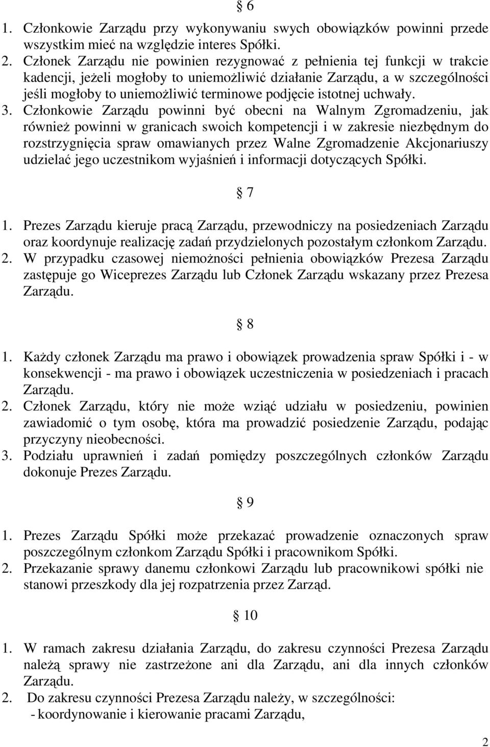 podjęcie istotnej uchwały. 3.